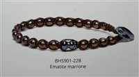 Bracciale Tamashii Essenza in Argento Ematite BHS901-22B